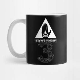 Sacred Numbers, 3 Mug